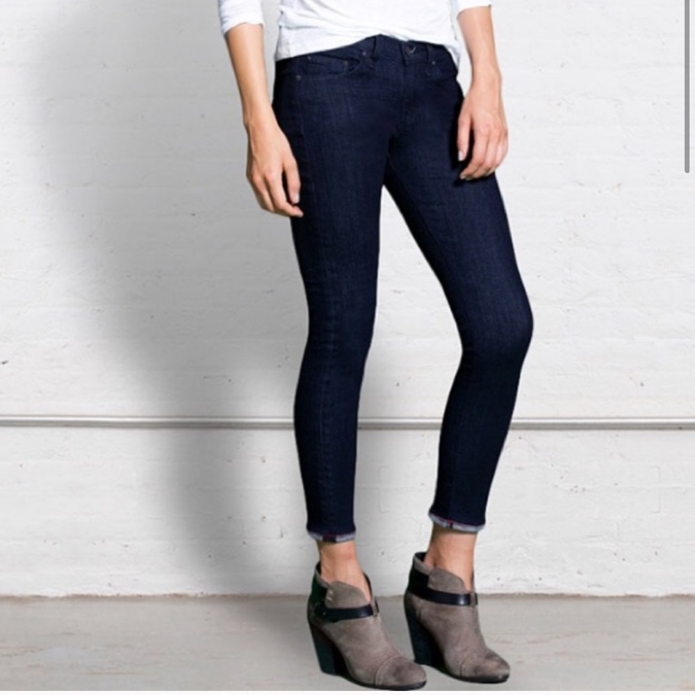 rag & bone Dark Indigo Skinny Jeans